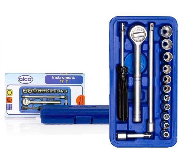 Set di chiavi a bussola Alca con cricchetto 4-13 m