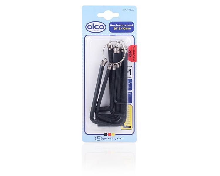 Set di chiavi a brugola Alca T 2-10mm lunghe