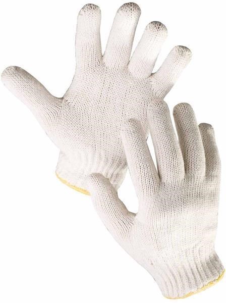 Guanti da lavoro in filo bianco, taglia: