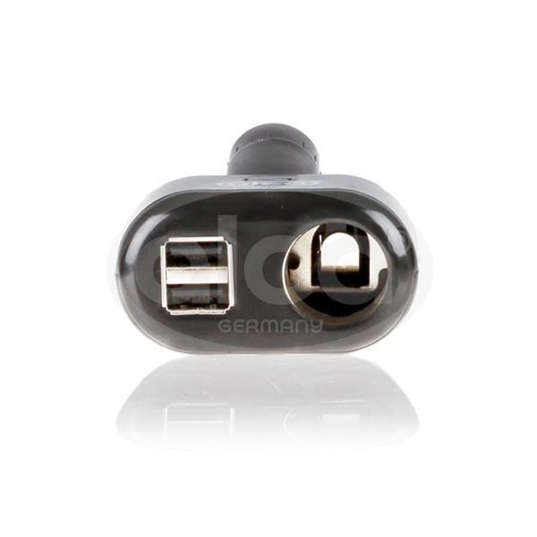 Multipresa Alca con 2+1 porte USB e 12V per accend