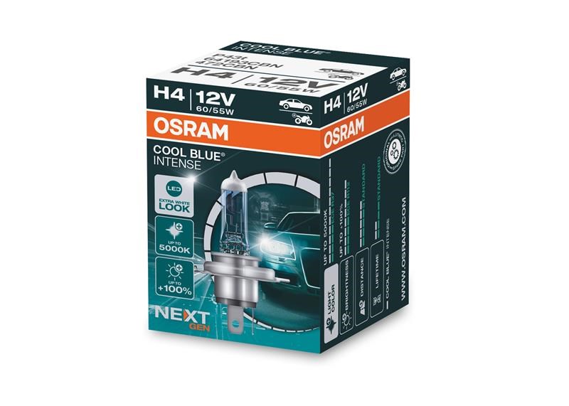 Osram 12V 60/55W P43t H4 blu freddo intenso
