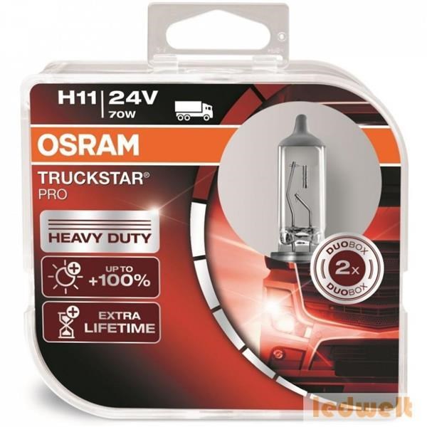 Lampadina Osram 24V 70W PGJ19-2 H11 +100% eme