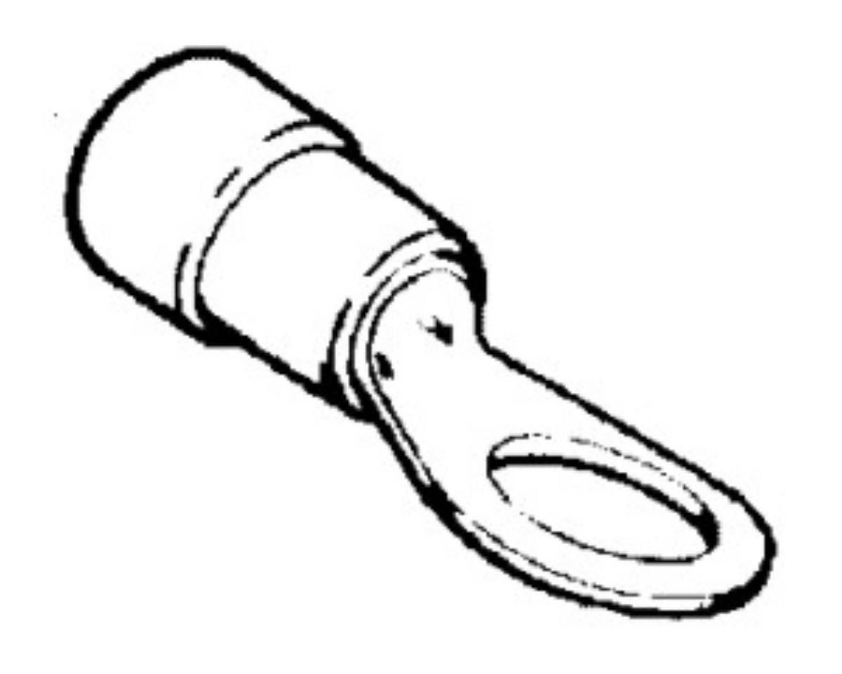 Terminale ad occhiello non isolato 8 mm / 1,5-2,5