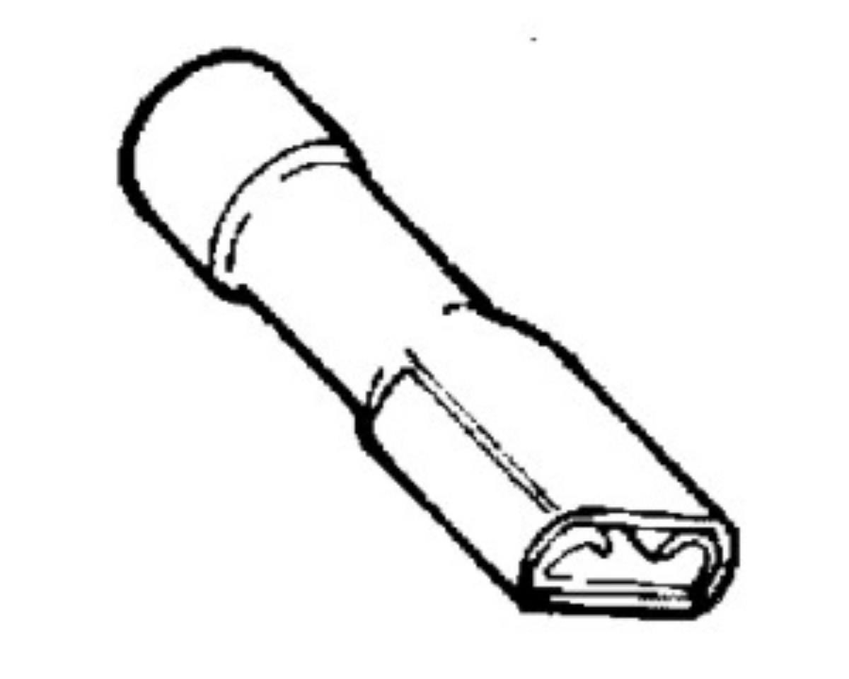 Terminale a scorrimento 6,3 mm / 1,0-2,5 mm2 isola
