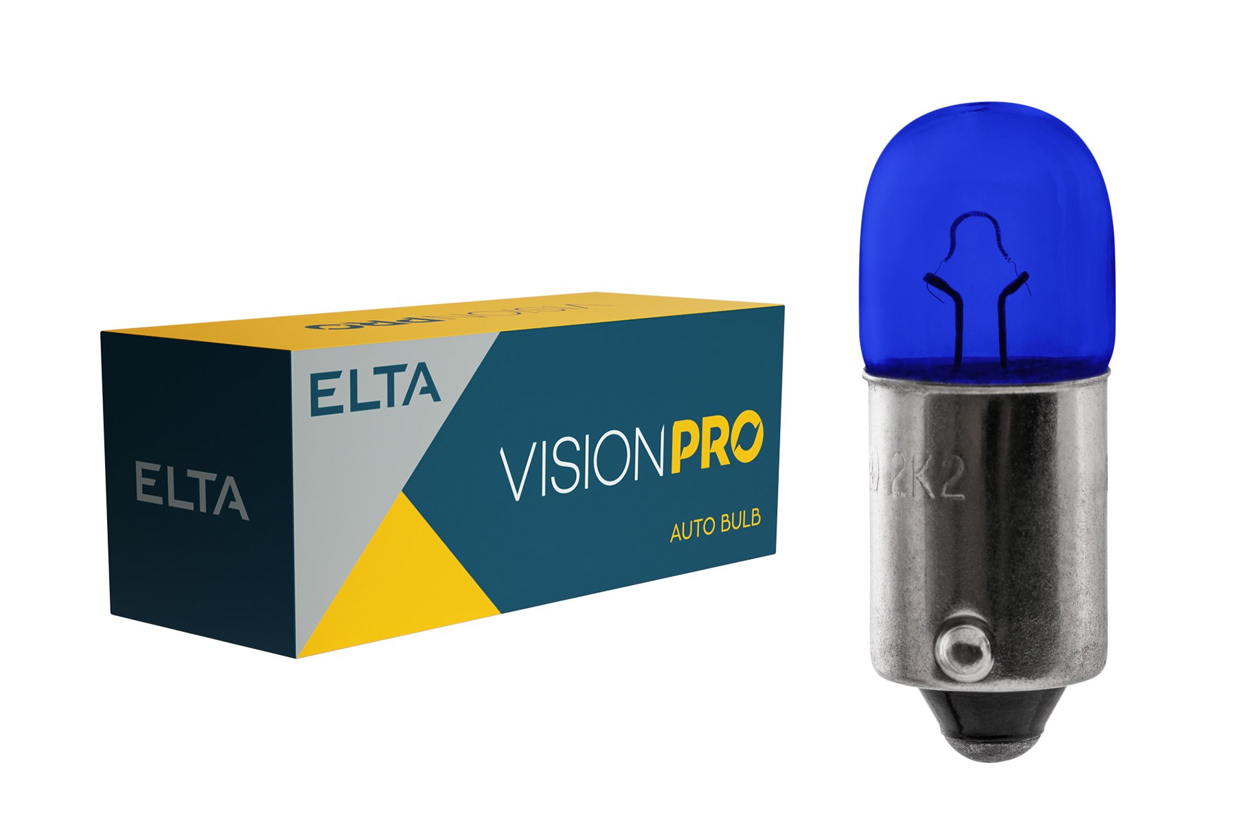 Lampadina Elta VisionPro 12V 4W Ba9s blu