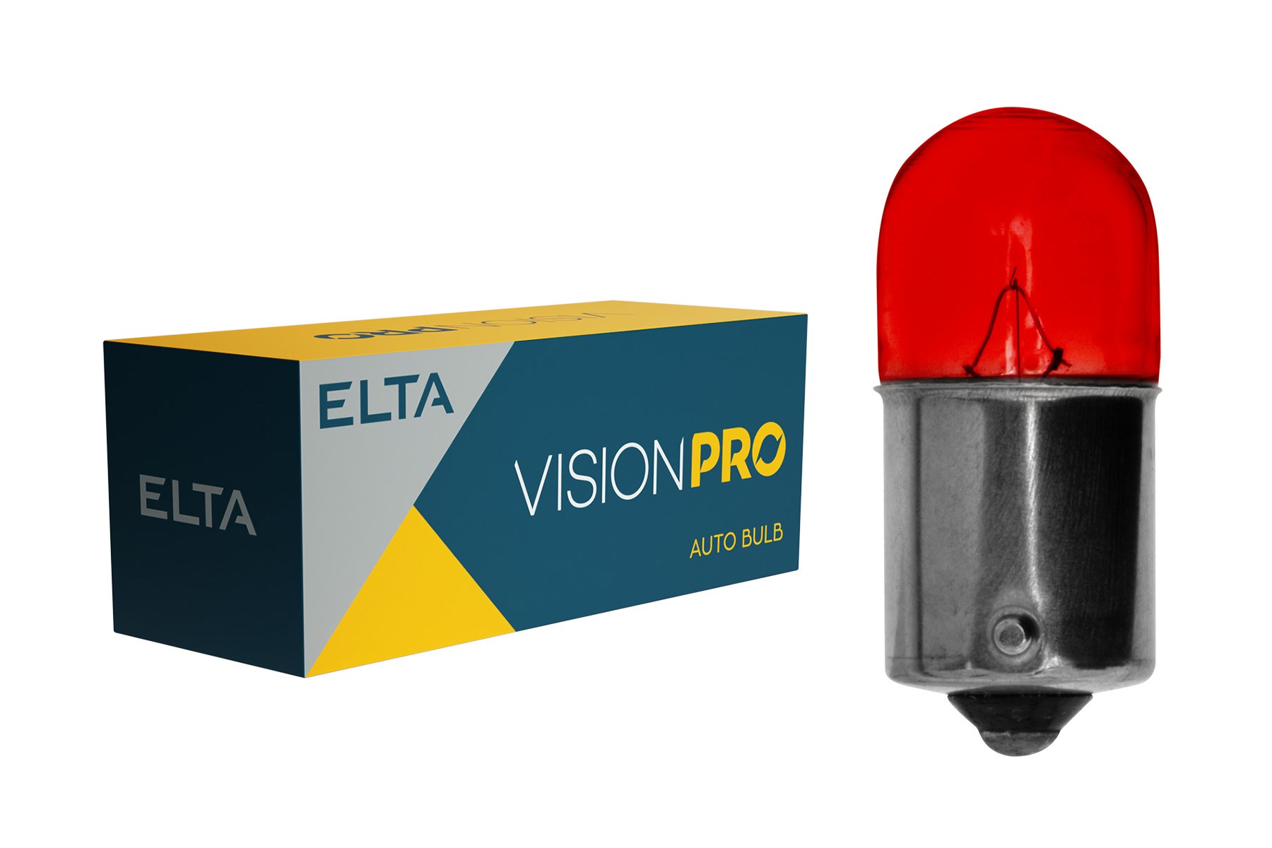 Lampadina Elta VisionPro 12V 5W Ba15s rossa