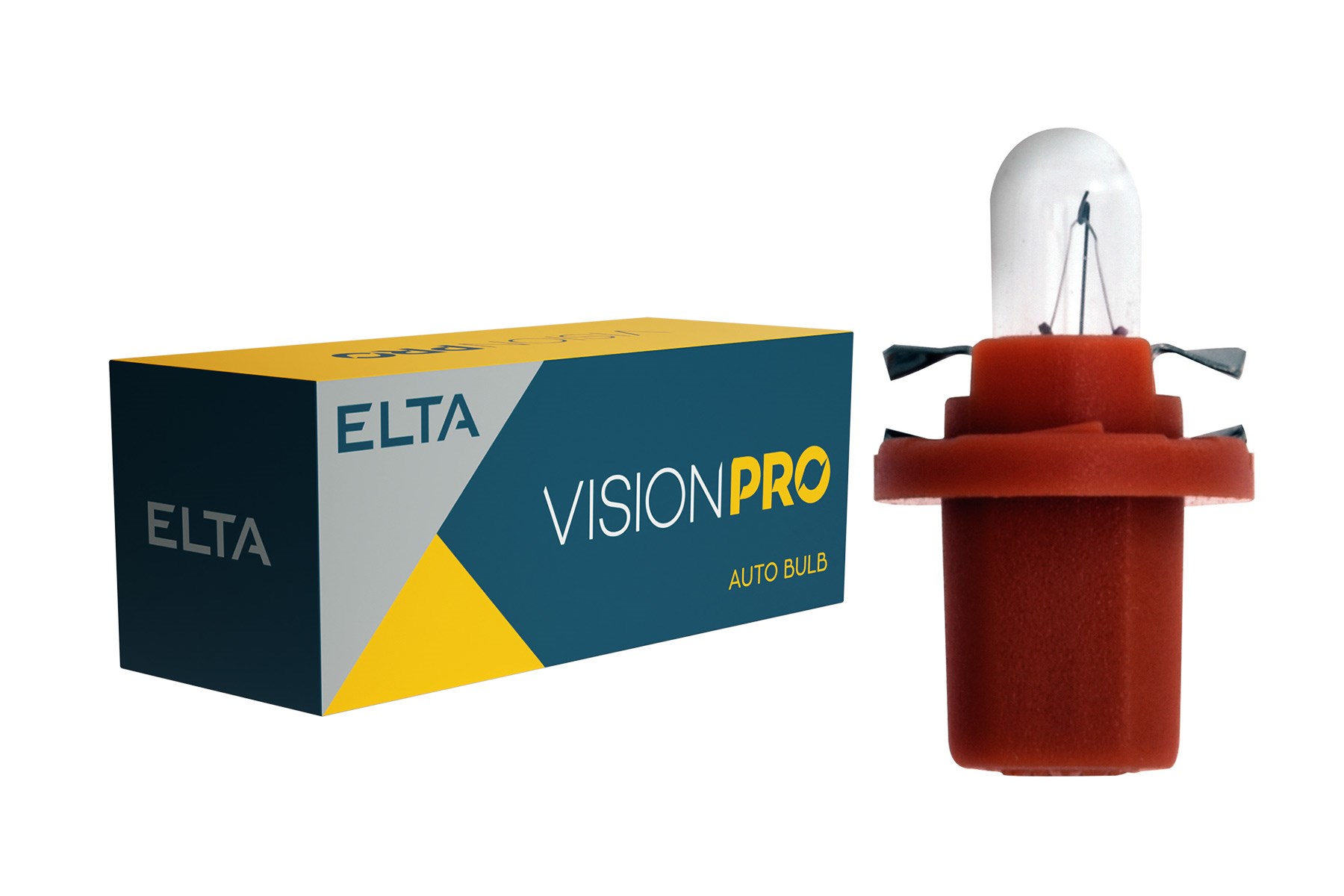 Lampadina Elta VisionPro 12V 1.2W B8.5d nera