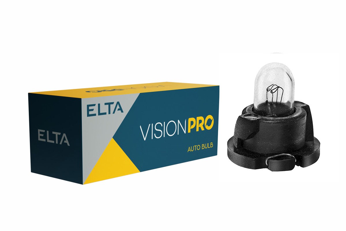 Lampadina Elta VisionPro 12V 1.2W F4.8W nera