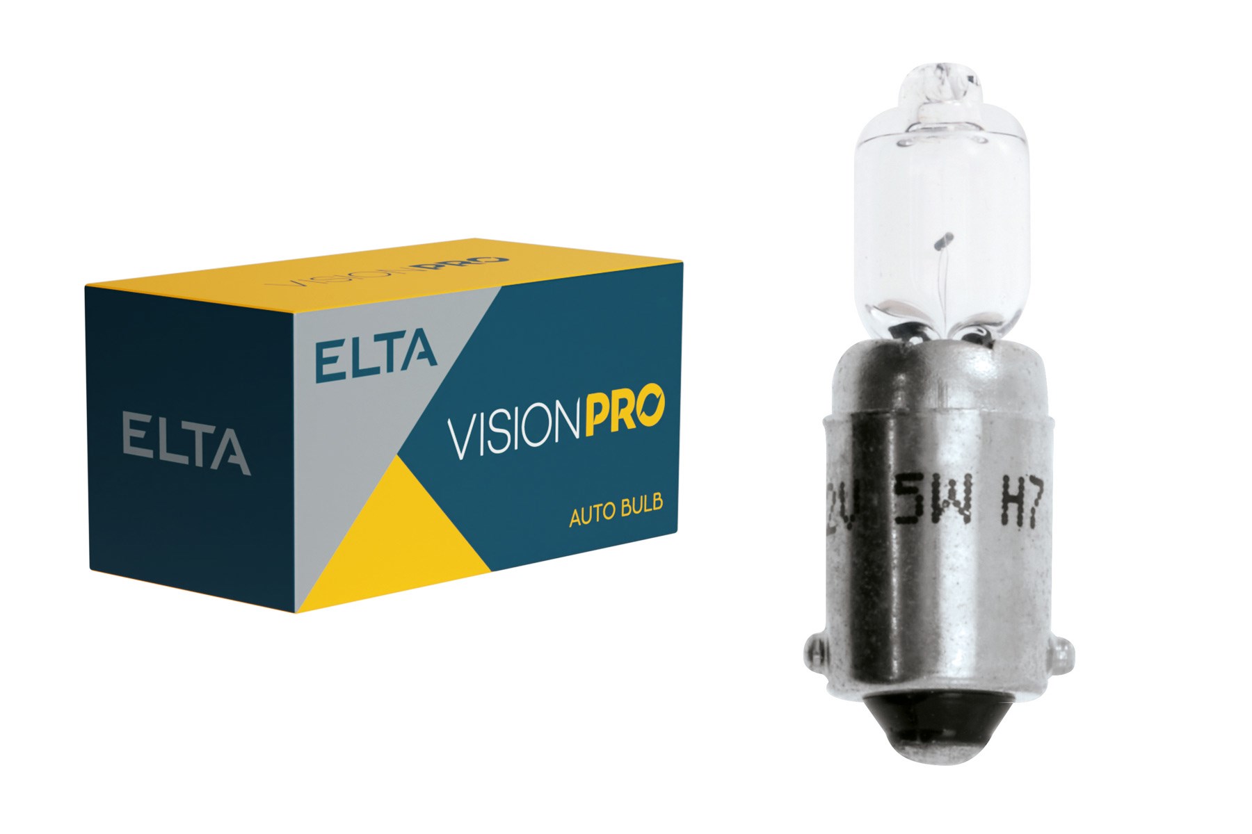 Lampadina Elta VisionPro 12V 5W Ba9s alogena