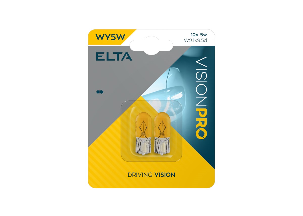 Lampadina Elta VisionPro 12V 5W W2,1x9,5d WY5W