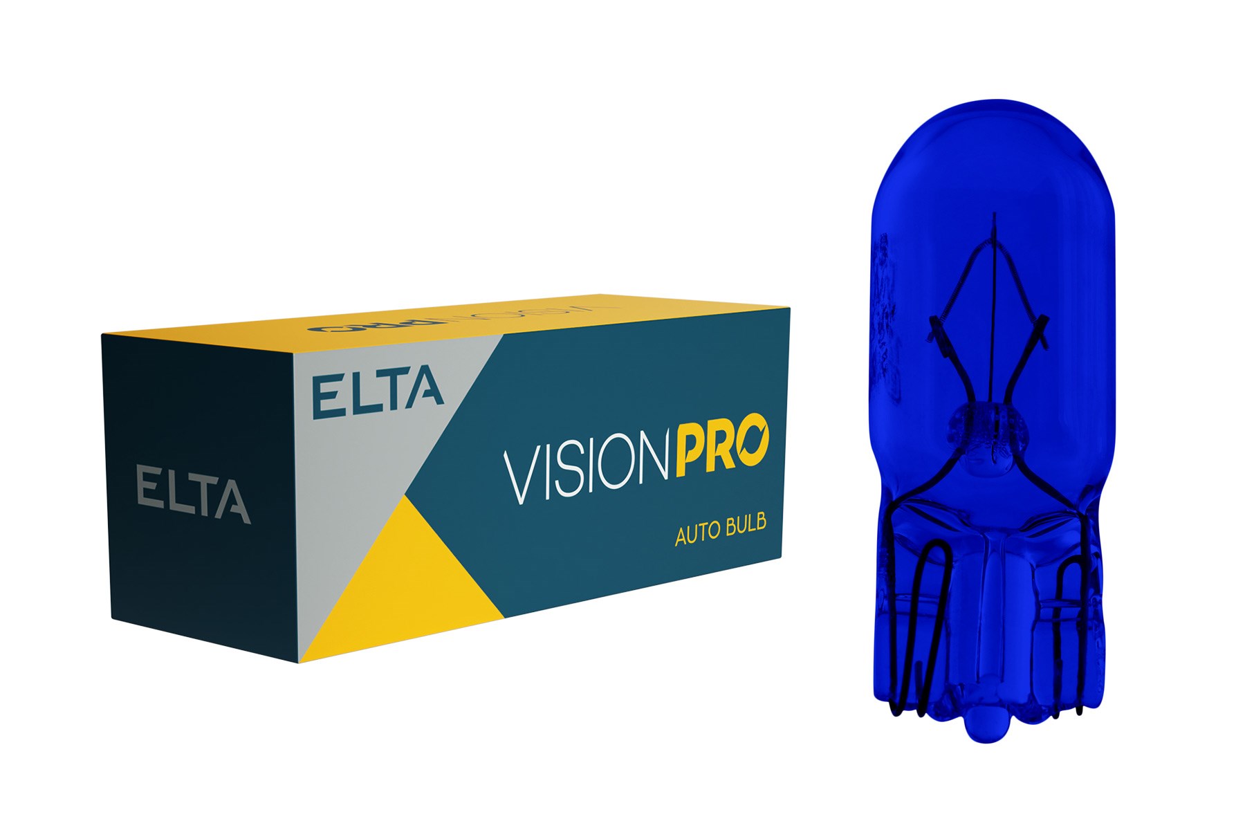 Lampadina Elta VisionPro 12V 5W W2.1x9.5d blu
