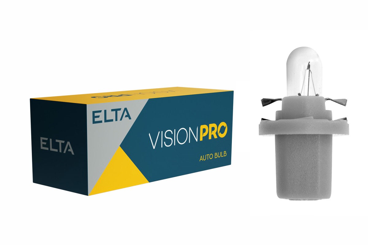 Lampadina Elta VisionPro 24V 1.2W B8.5d grigia