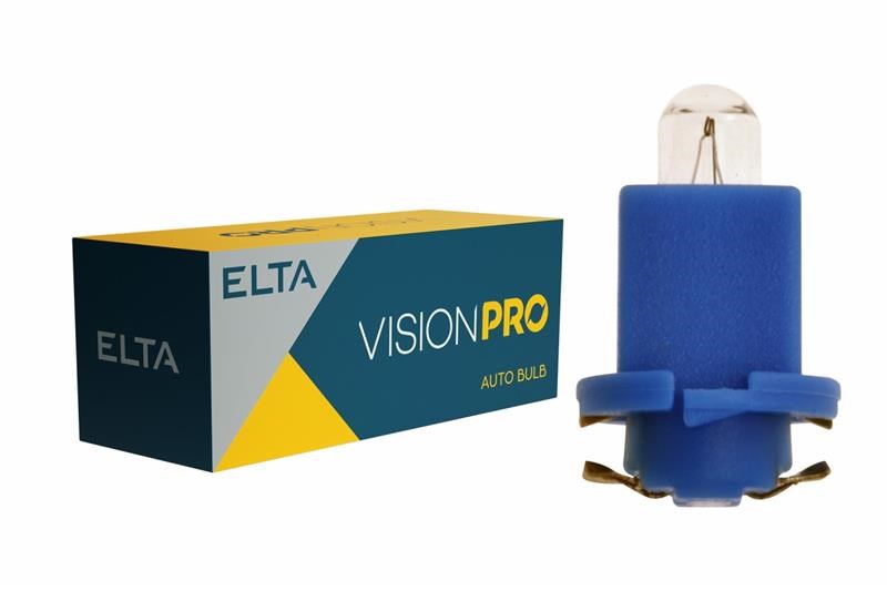 Lampadina Elta VisionPro 24V 1.2W BAX in vetro blu