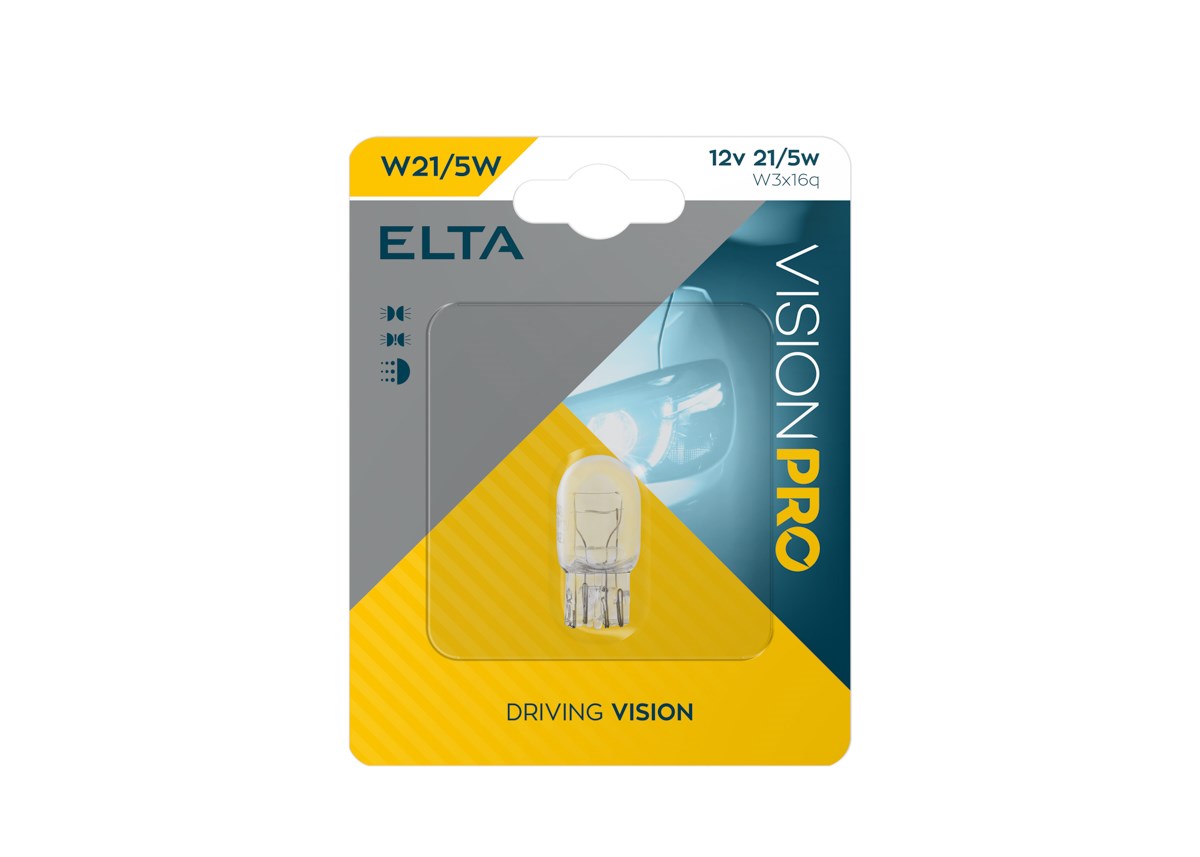 Lampadina Elta VisionPro 12V 21/5W W3x16q W21/5