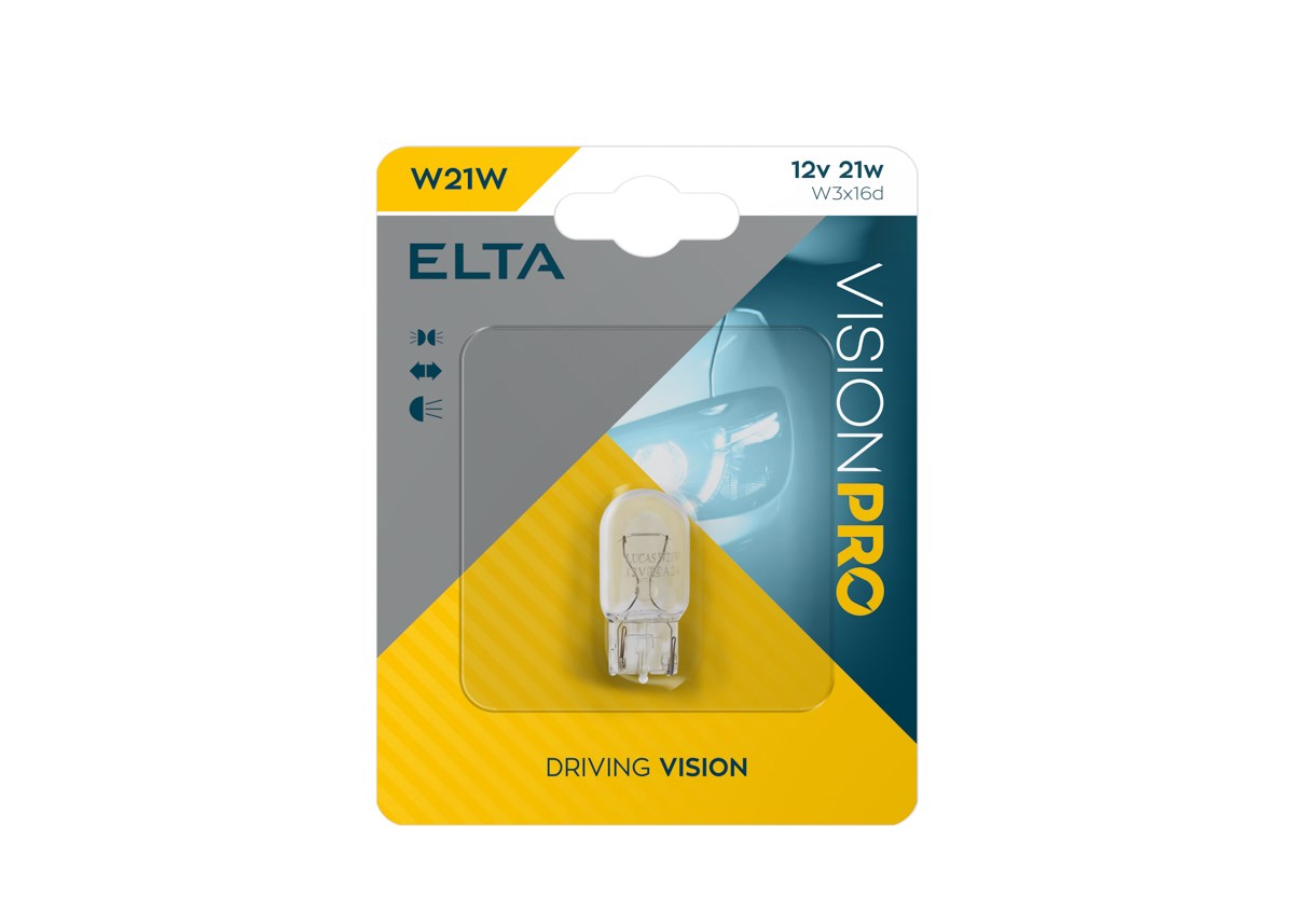 Lampadina Elta VisionPro 12V 21W W3x16d T20 1