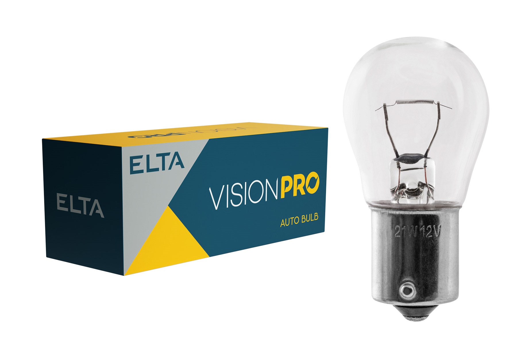 Lampadina Elta VisionPro 12V 21W Bau15s