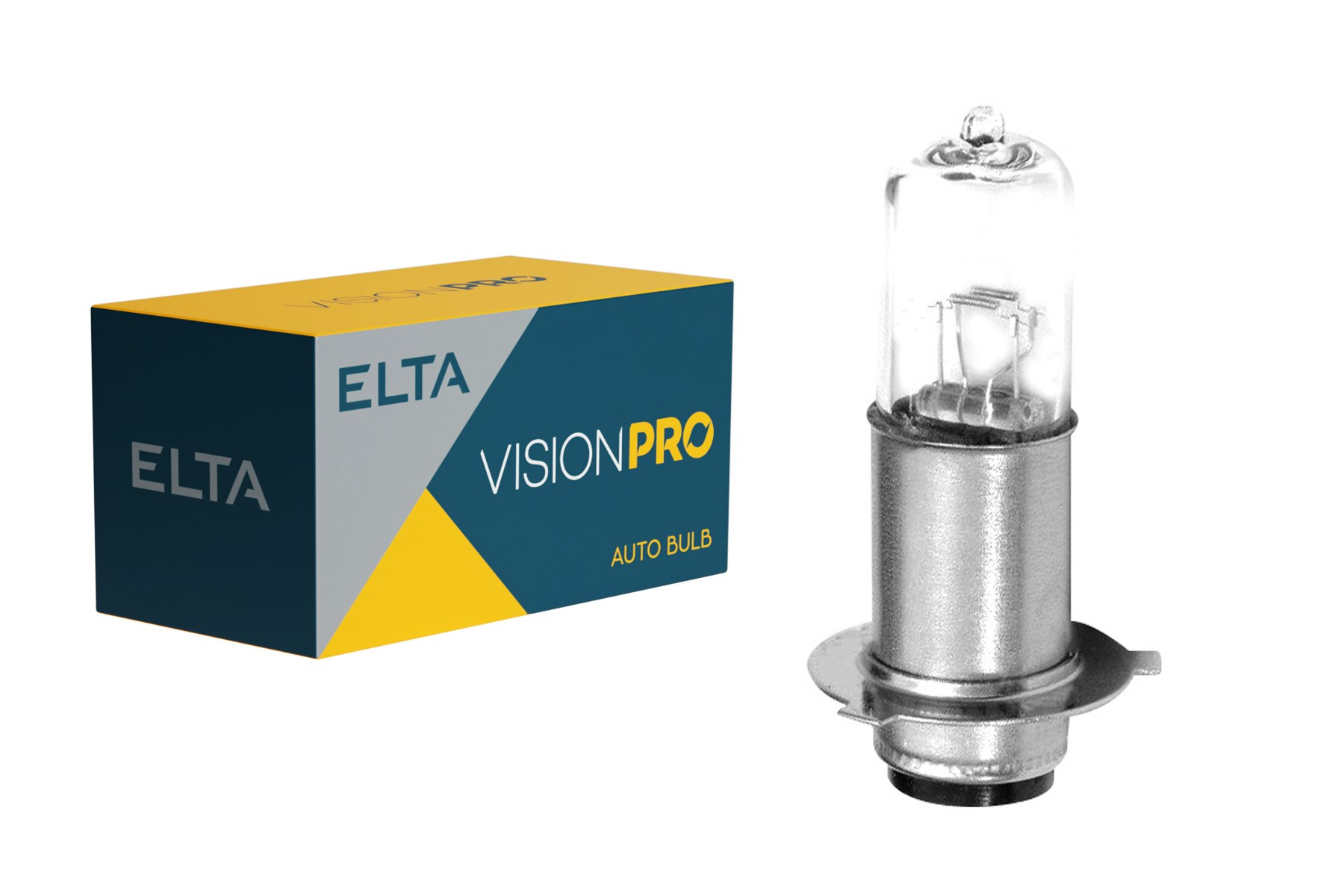 Lampadina Elta VisionPro 12V 25/25W P15d-3 ad anel