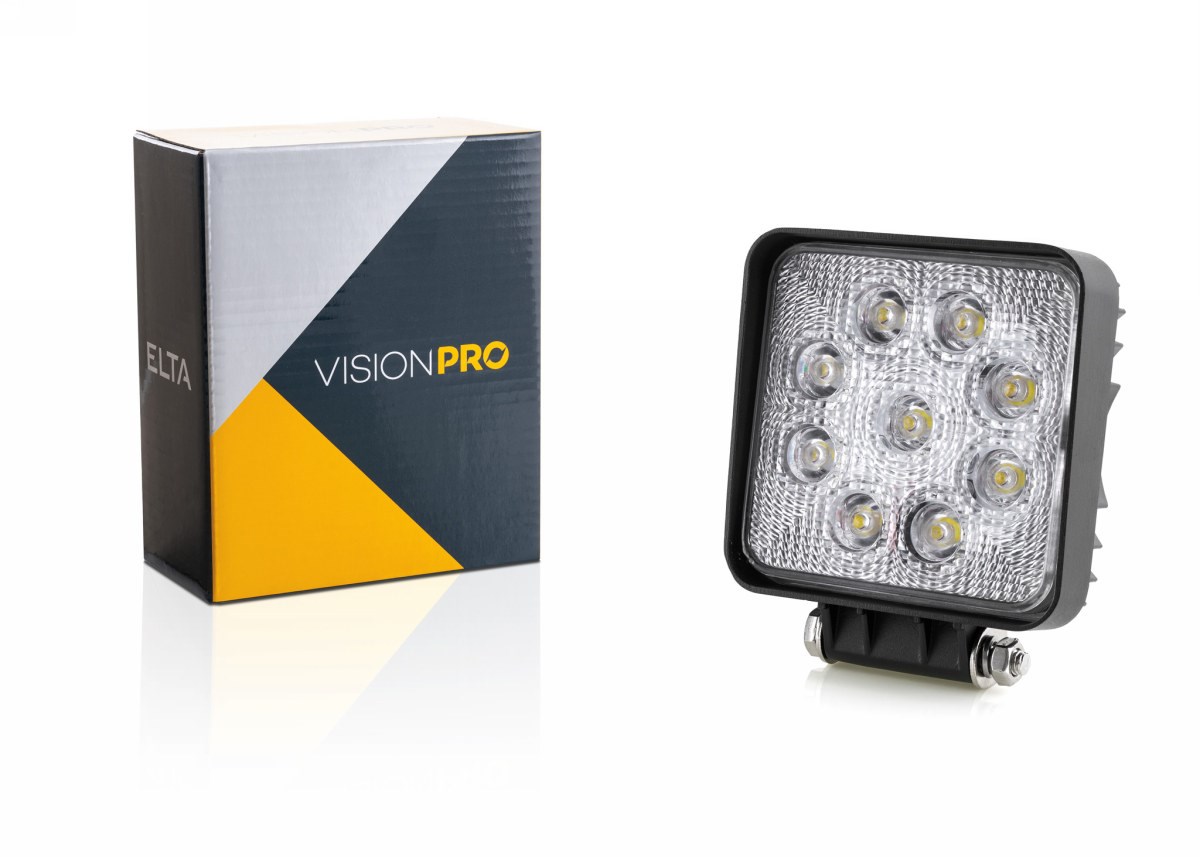 Faro da lavoro Elta VisionPro con 9 LED da 3W/27W