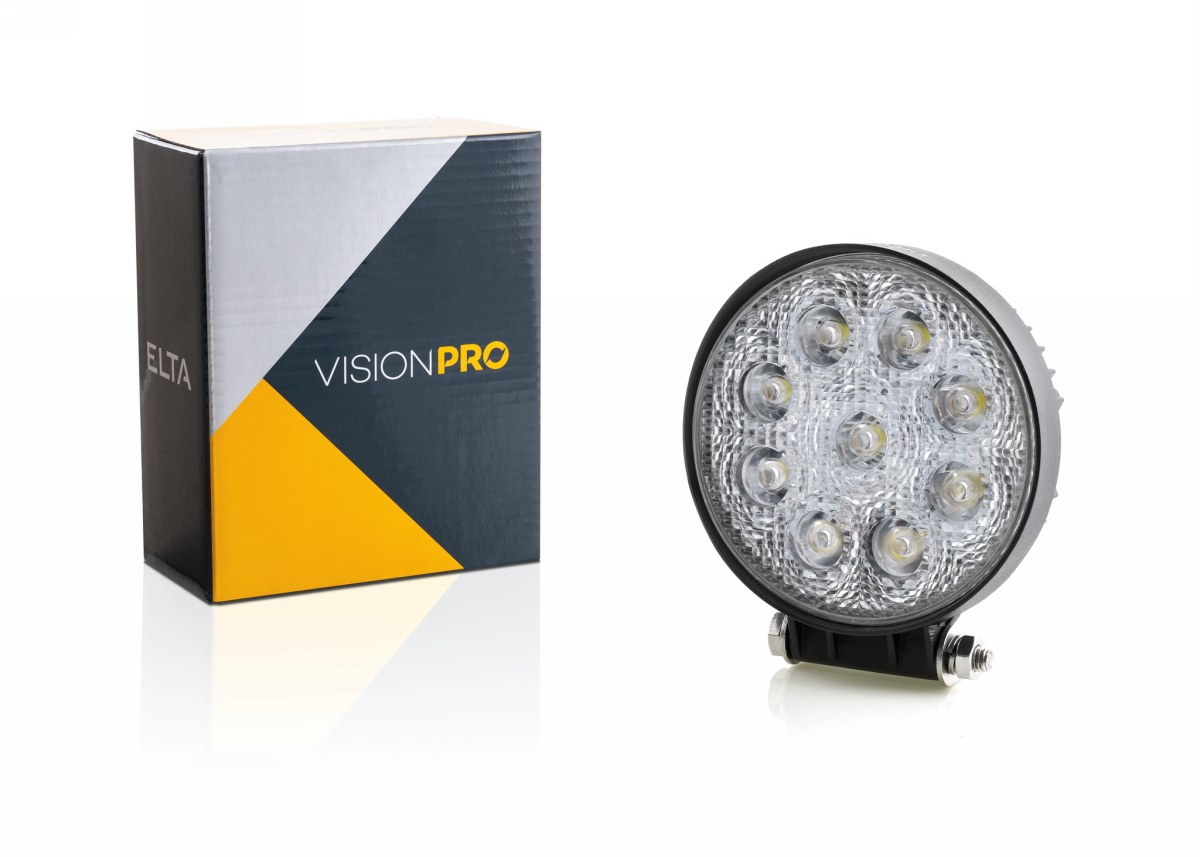 Faro da lavoro Elta VisionPro con 9 LED da 3W/27W