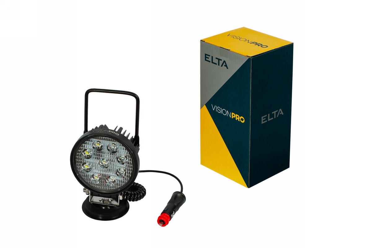 Faro da lavoro Elta VisionPro con 9 LED da 3W/27W
