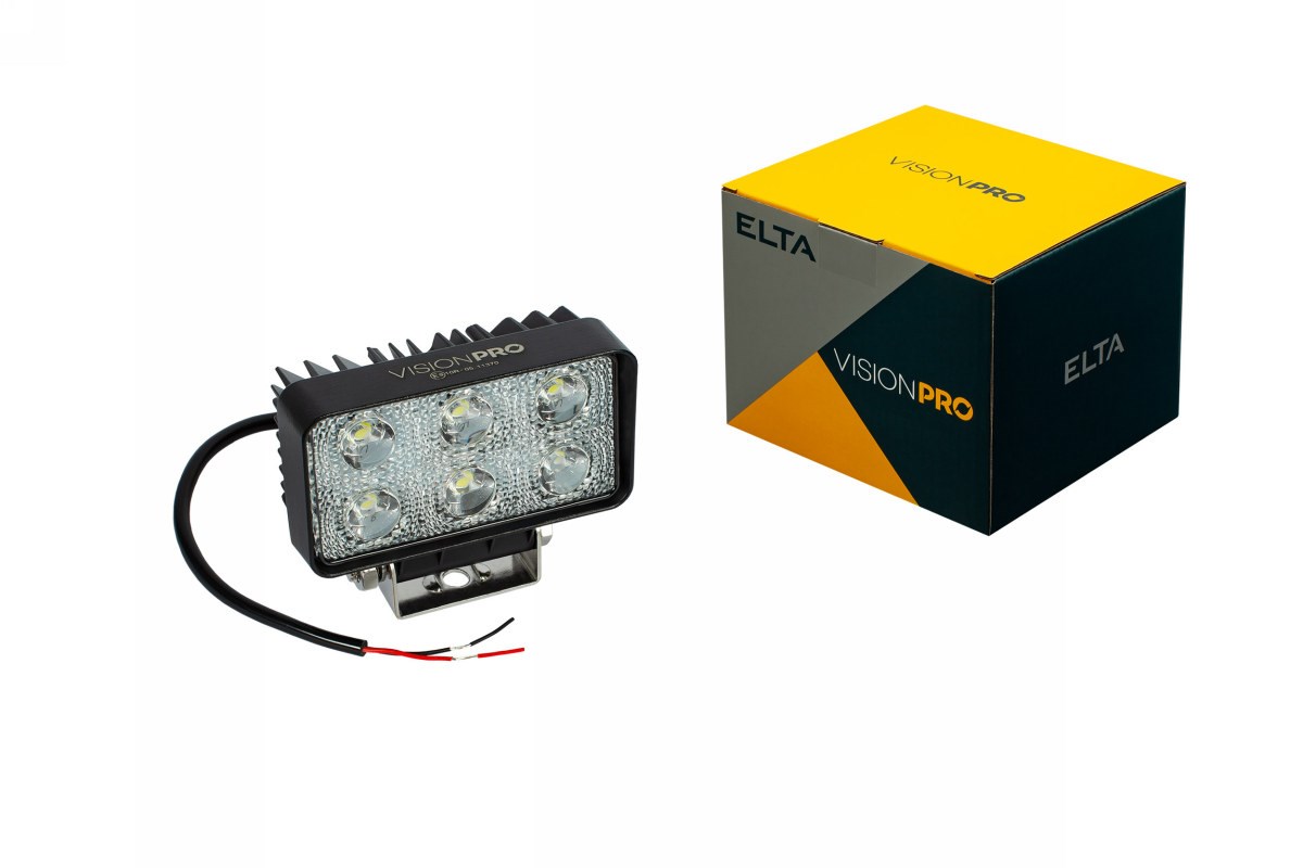 Faro da lavoro Elta VisionPro con 6 LED da 3W/18W
