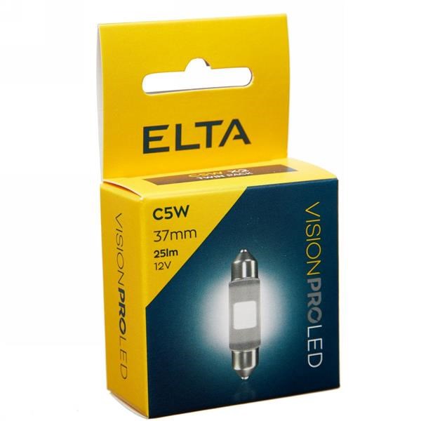 Lampadina Elta VisionPro 12V C5W 37 mm 25 l
