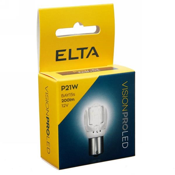 Lampadina Elta VisionPro 12V P21W Ba15s 200 l