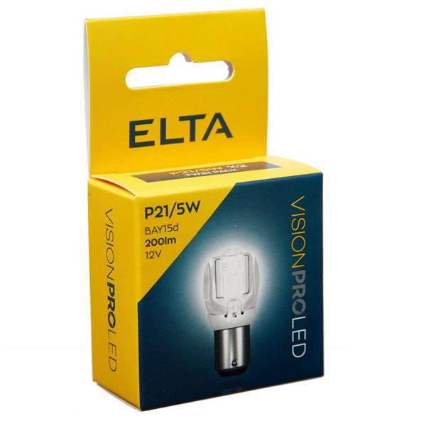 Lampadina Elta VisionPro 12V P21/5W Ba15d 200