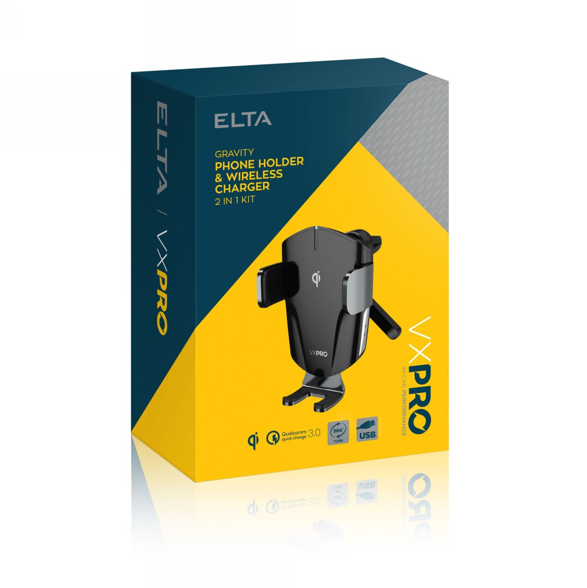 Supporto per telefono con connessione wireless e r