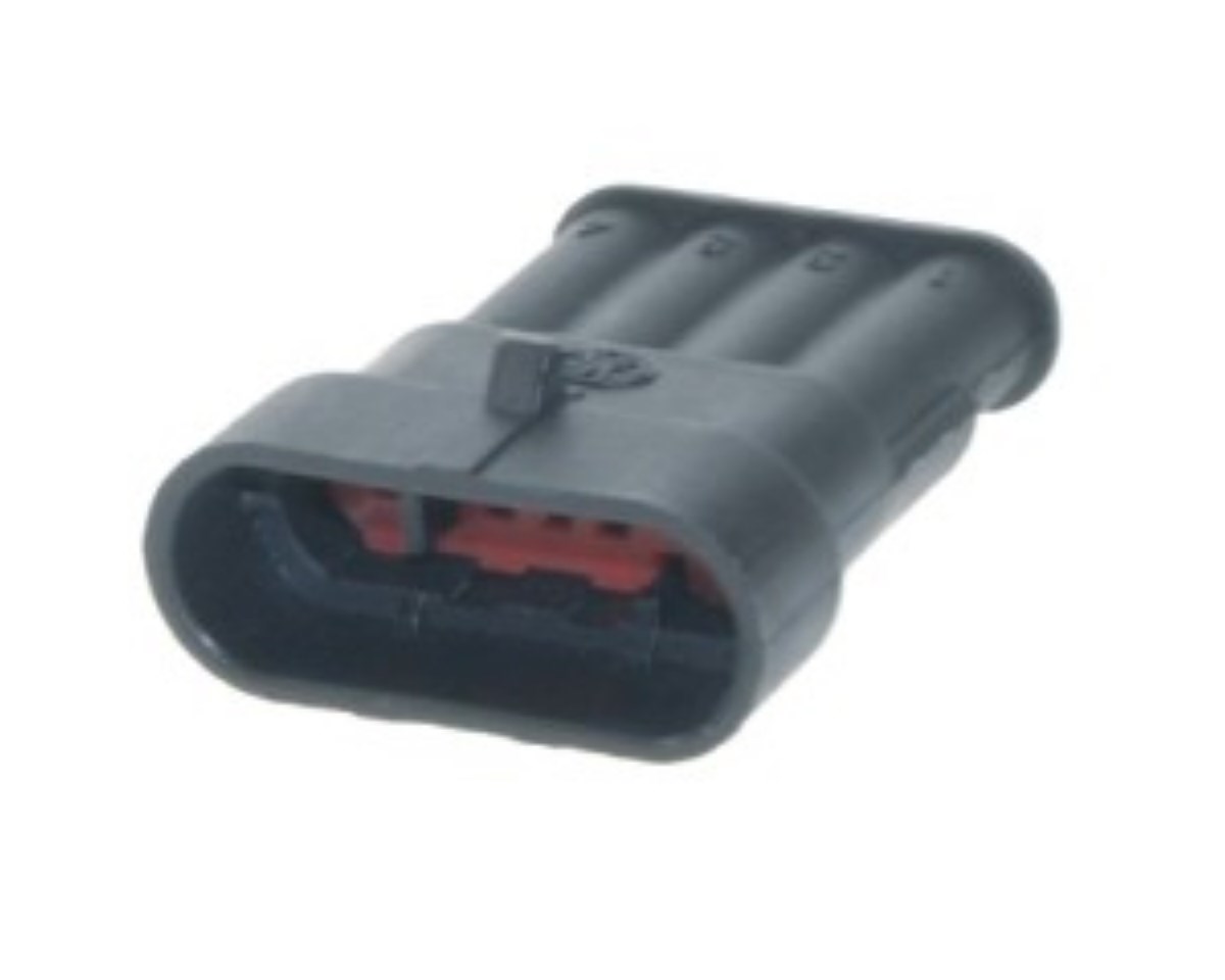 Connettore per cavo impermeabile a 4 conduttori, f