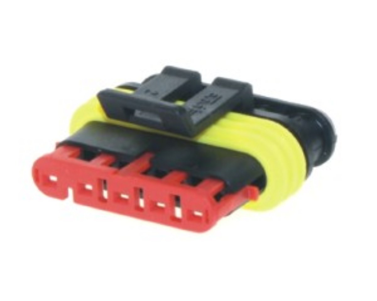 Connettore per cavo impermeabile a 5 conduttori, m