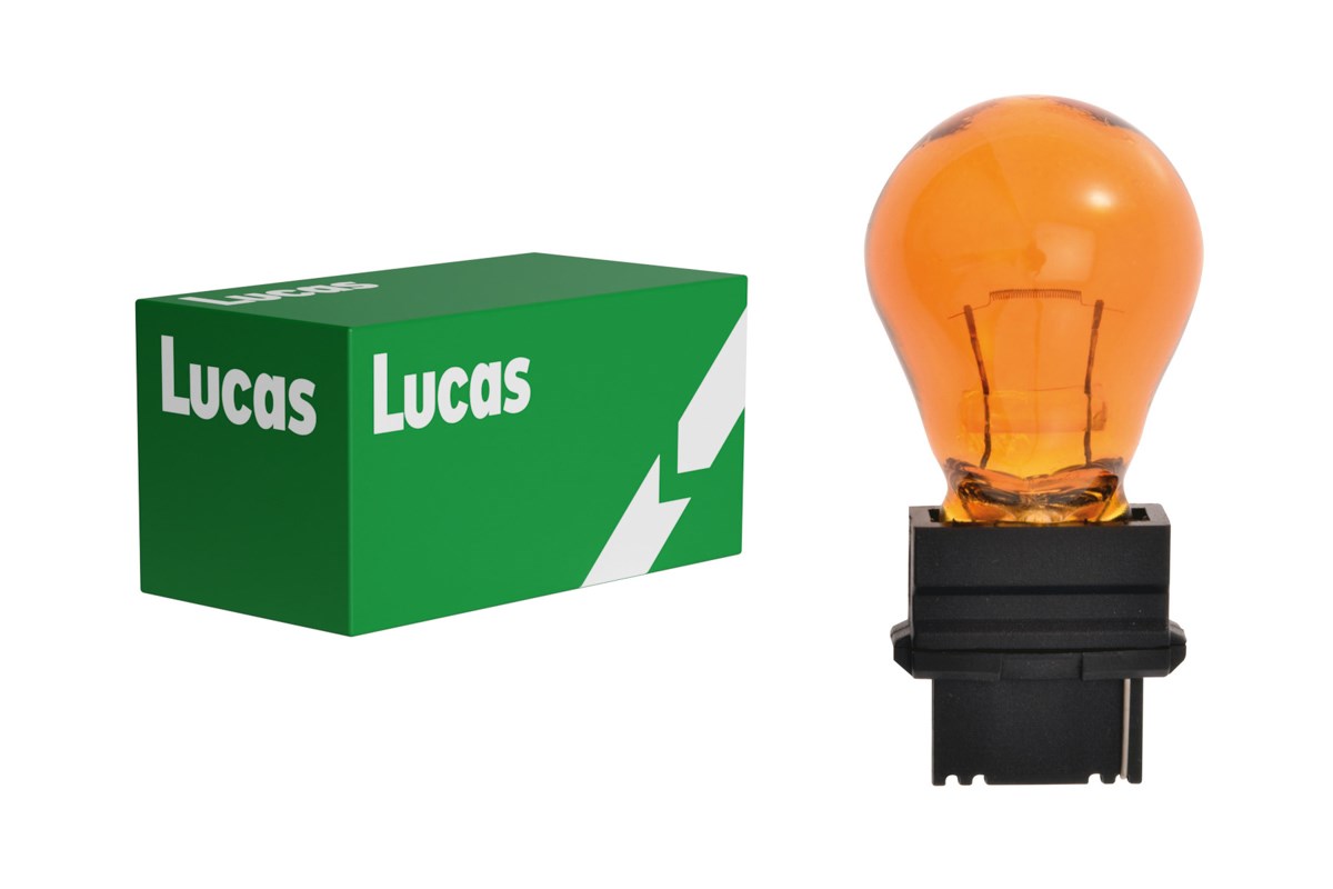 Lampadina Lucas 12V 27W W2.5x16d gialla