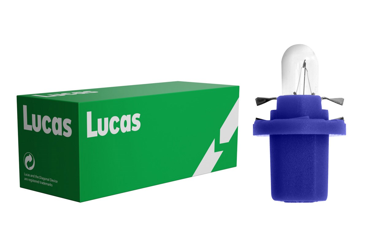 Lampadina Lucas 12V 1W B8.5d Bax10d