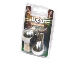 Lucas 12V 21W Bau15s PY21W S25 Argento Nova Questo